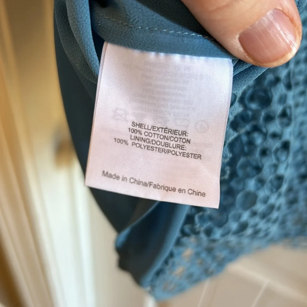 Tory Burch Crescent Guipure Lace Tee